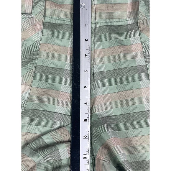 Nike Golf Womes M Capri Pants Multicolor Plaid Pockets Zipper‎ Fly Regular Fit - Picture 5 of 13